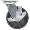 Vestil Glass Filled Nylon Swivel With Brake Caster 6 In. Diameter x 2 In. Width 1200 lb Black CST-VE-6X2GFN-SWB - alternate 7